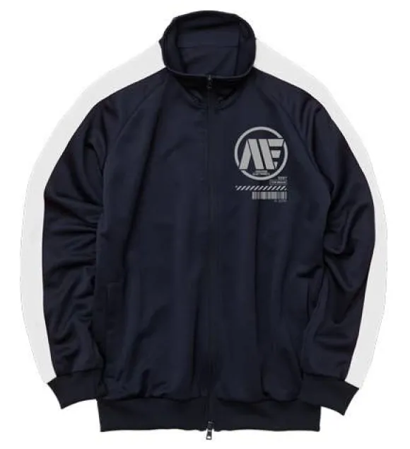 Mobile Suit Zeta Gundam: Anaheim Electronics Logo Jersey: Navy x White - S