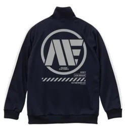 Mobile Suit Zeta Gundam: Anaheim Electronics Logo Jersey: Navy x White - L