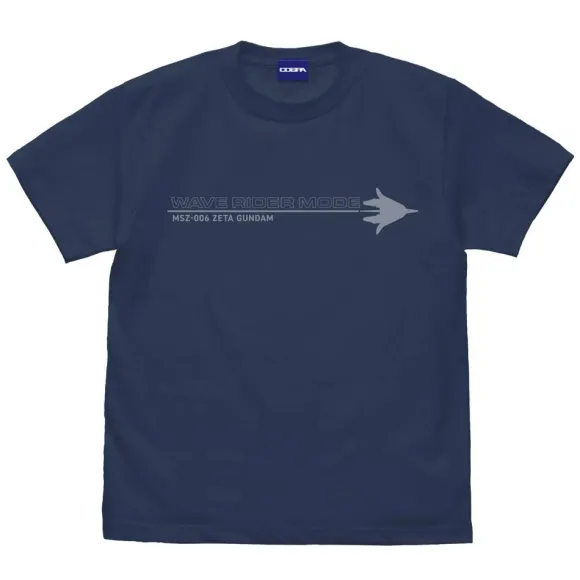 Mobile Suit Z Gundam: Original Wave Rider T-Shirt / Slate-Xl