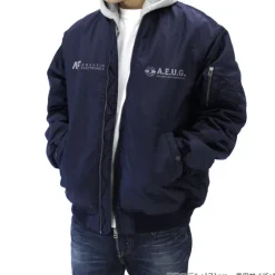 Mobile Suit Z Gundam: Original Waverider Ma-1 Jacket / Navy-M