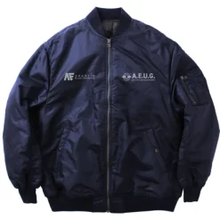 Mobile Suit Z Gundam: Original Waverider Ma-1 Jacket / Navy-L