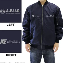Mobile Suit Z Gundam: Original Waverider Ma-1 Jacket / Navy-L