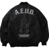 Mobile Suit Z Gundam: Original Waverider Ma-1 Jacket / Black-Xl