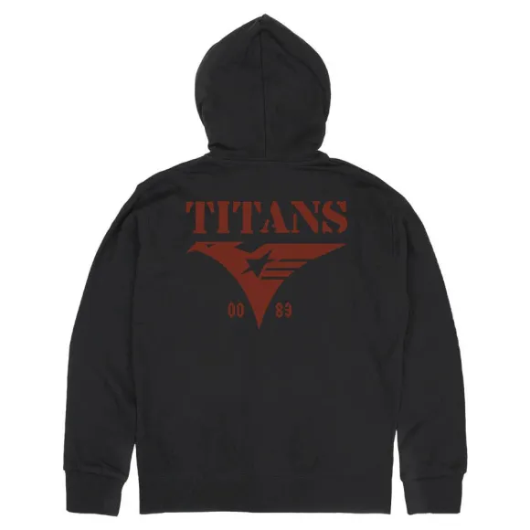 Mobile Suit Z Gundam: Titans U.C.0083 Zip Hoodie / Black-XXL