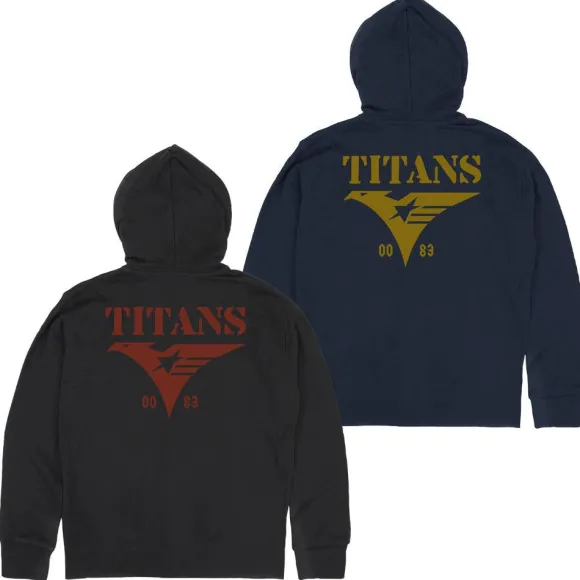 Mobile Suit Z Gundam: Titans U.C.0083 Zip Hoodie / Black-XXL