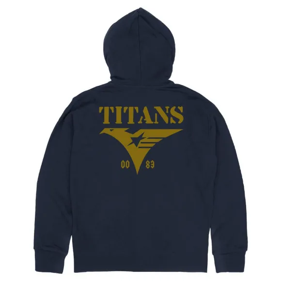 Mobile Suit Z Gundam: Titans U.C.0083 Zip Hoodie / Navy-XL