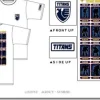 MS Line up Titans T-Shirt White L