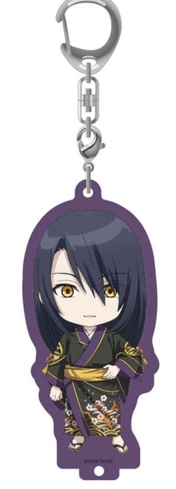 Nendoroid Plus Zoku Touken Ranbu -Hanamaru-: Acrylic Keychain with Stand Jiroutachi
