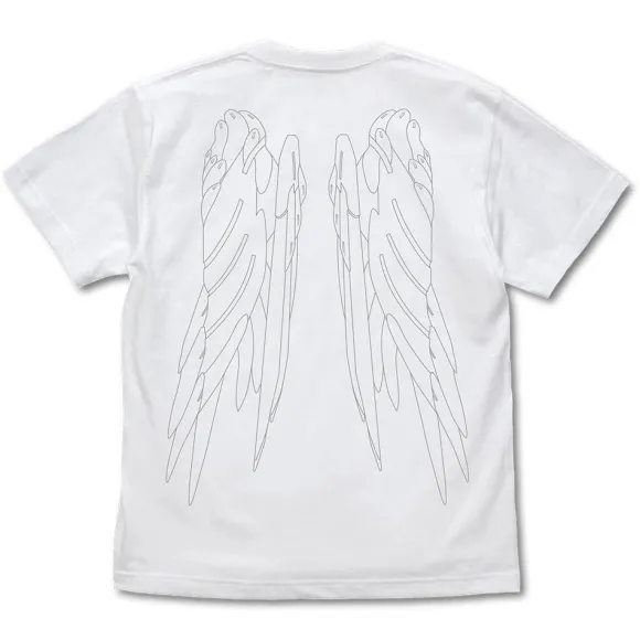 New Mobile Report Gundam Wing: Wing Gundam Zero (EW) T-Shirt / White-XL