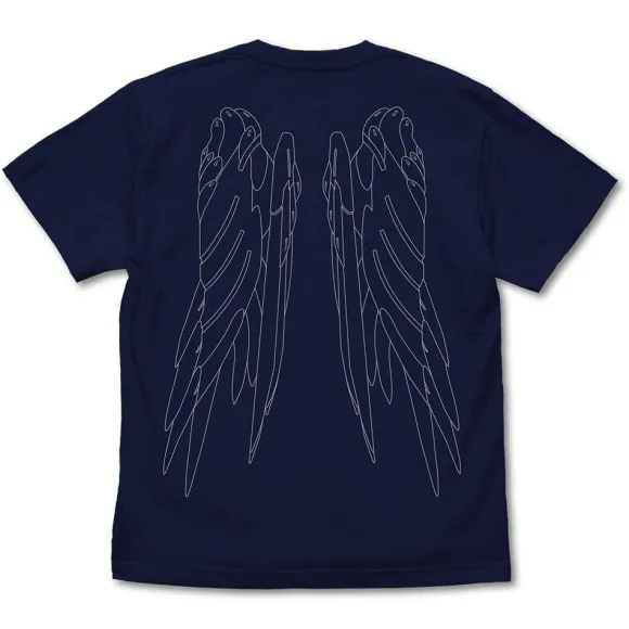 New Mobile Report Gundam Wing: Wing Gundam Zero (EW) T-Shirt / Navy-XL