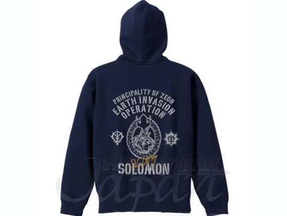 Principality of Zeon Solomon Zip-Parka Navy M