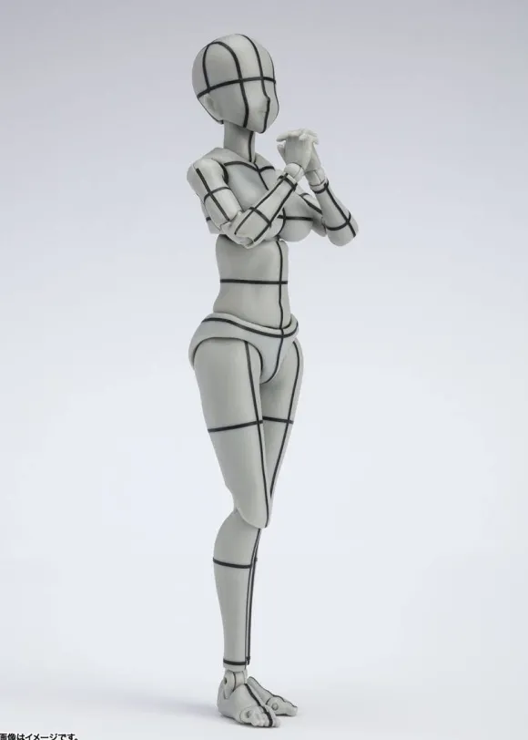 S.H.Figuarts Body-Chan Kentaro Yabuki- Edition Wireframe (Gray Color Ver.) (Reissue)