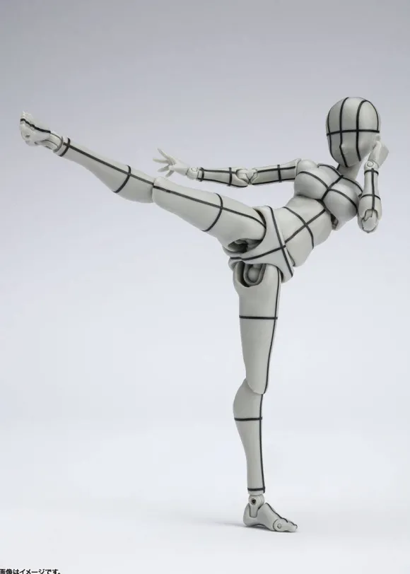 S.H.Figuarts Body-Chan Kentaro Yabuki- Edition Wireframe (Gray Color Ver.) (Reissue)
