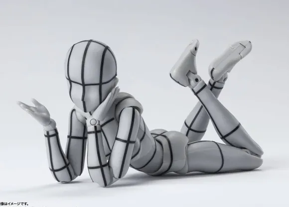 S.H.Figuarts Body-Chan Wireframe (Gray Color Ver.)