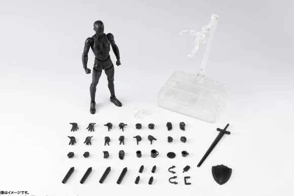 S.H.Figuarts Body-kun DX Set 2 (Solid Black Color Ver.)