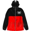 Titans Hooded Wind Breaker Black x Red M
