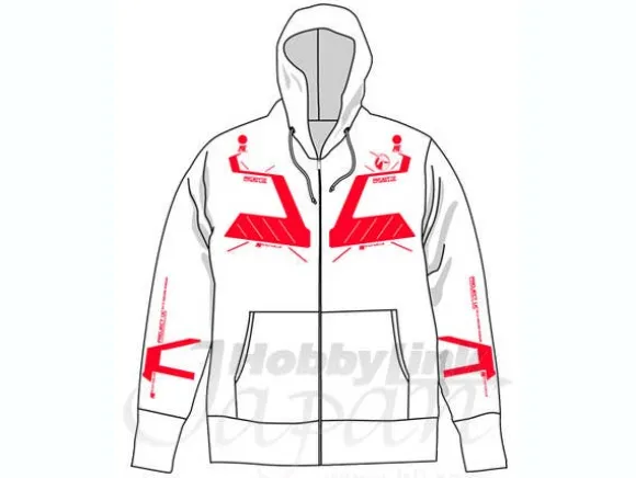 Unicorn Gundam Zip-Up Parka White L