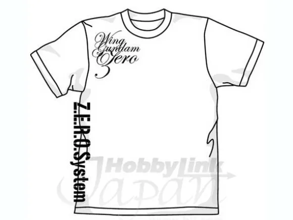 Wing Gundam Zero T-Shirt White XL