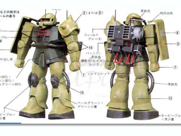 1/144 Zaku II Mine Layer
