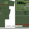 Zaku Machine Gun T-Shirt Moss L