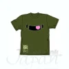 Zaku Mono-Eye 06 Left Side T-Shirt Moss XL