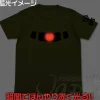Zaku Mono-Eye Luminous T-Shirt Moss M