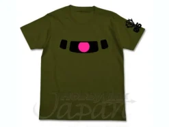 Zaku Mono-Eye Luminous T-Shirt Moss L
