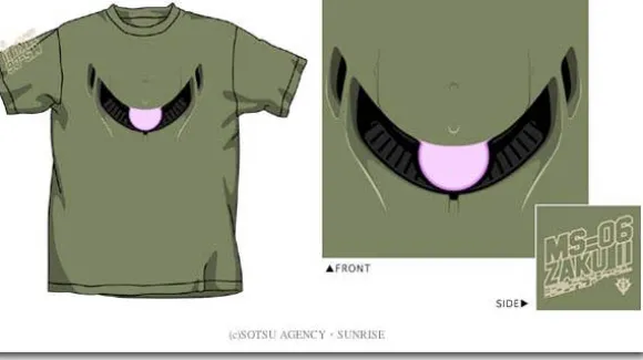 Zaku Mono-Eye 04 T-Shirt Moss XL
