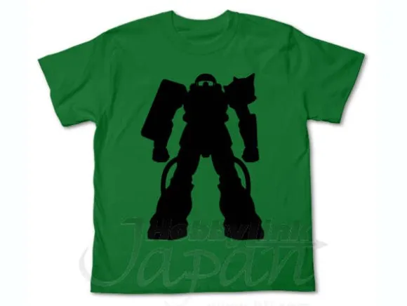Zaku Silhouette T-Shirt Green L