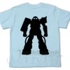 Zaku Silhouette T-Shirt Light Blue M
