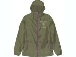 Zeon Hooded Windbreaker Moss Green M