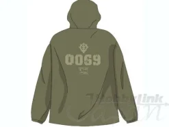 Zeon Hooded Windbreaker Moss Green M