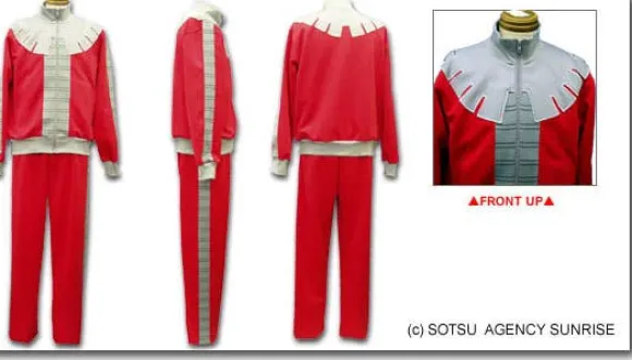 Zeon Jersey Suit Red M Size