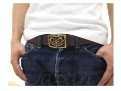 Zeon Mark Relief Belt Brown