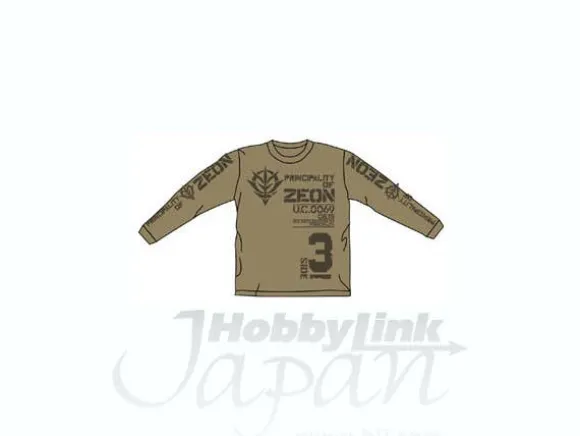 Zeon Military Long-Sleeve T-Shirt Khaki L