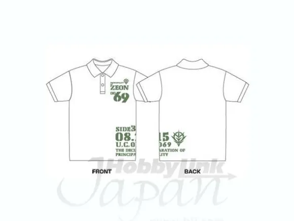 Zeon Military Polo Shirt White M