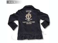 Zeon Pea Coat Marine Navy L