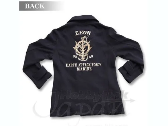 Zeon Pea Coat Marine Navy L