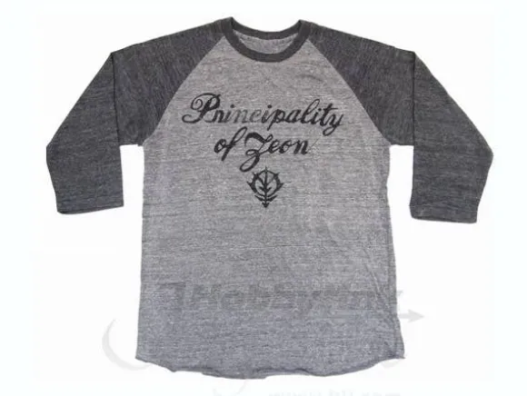 Zeon Raglan T-Shirt Heather Gray x Dark Gray L