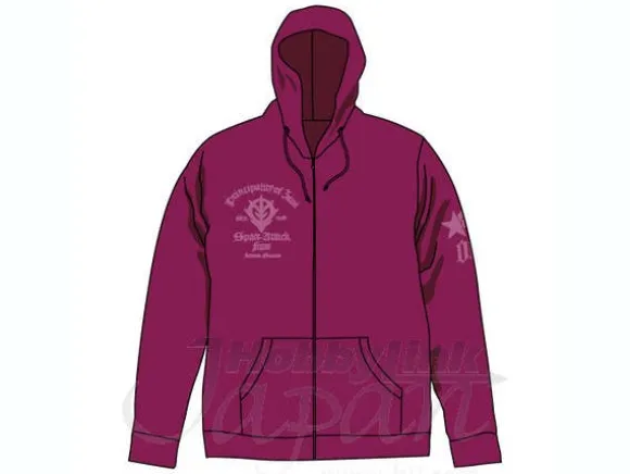 Zeon Space Attack Force Tenjiku Parka Argyle Purple M