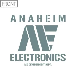 Zeta Gundam: Anaheim Electronics Heavy Weight T-shirt WHITE L