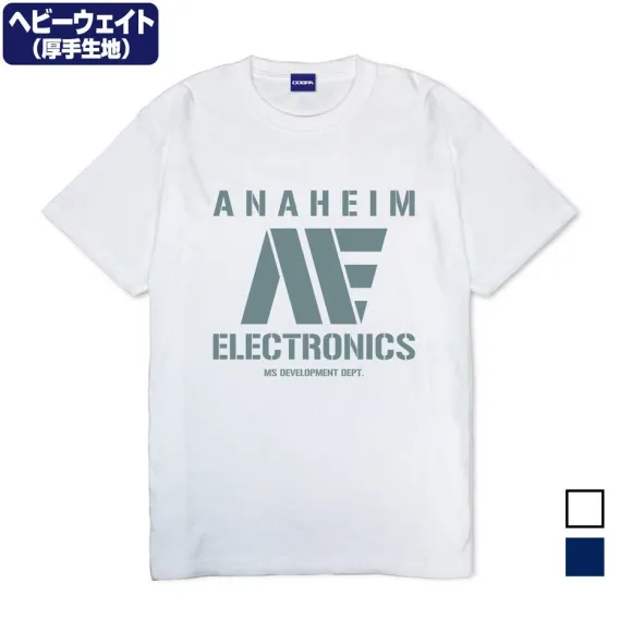 Zeta Gundam: Anaheim Electronics Heavy Weight T-shirt WHITE L