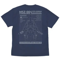 Zeta Gundam: Drawing Wave Rider T-shirt SLATE S