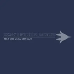 Zeta Gundam: Drawing Wave Rider T-shirt SLATE M