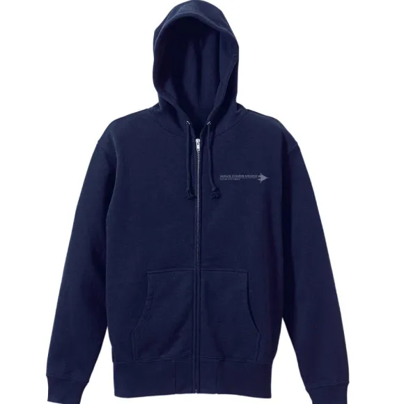 Zeta Gundam: Newly Drawn Wave Rider Zip Hoodie NAVY L
